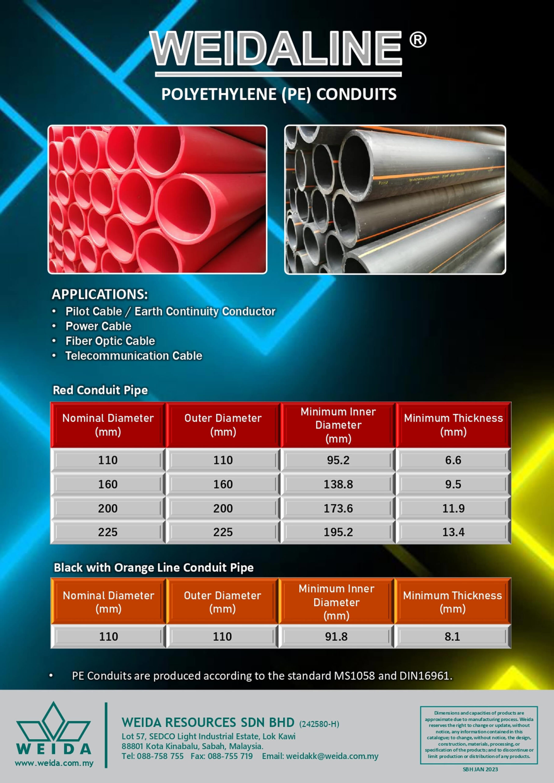WEIDALINE HDPE